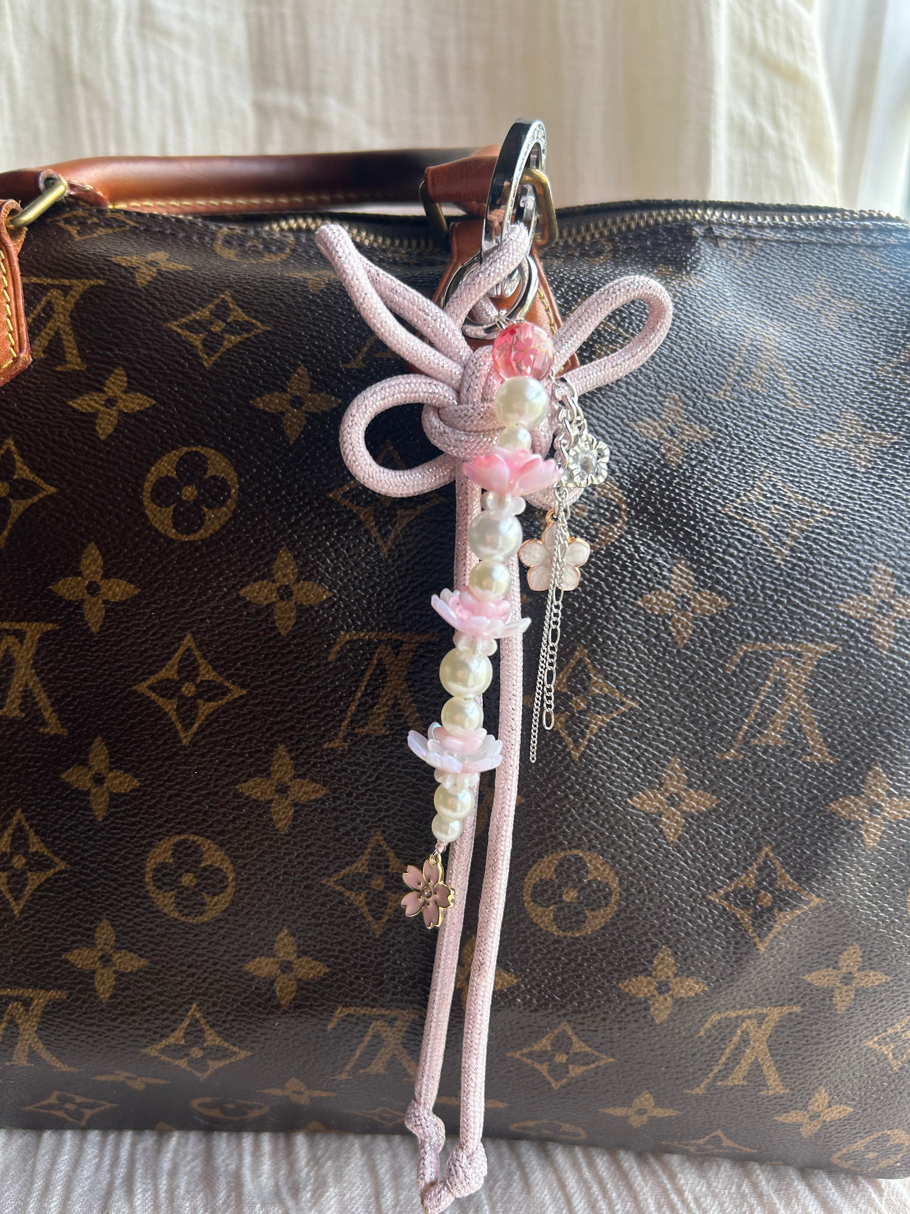 Sakura Knot Bag Charm